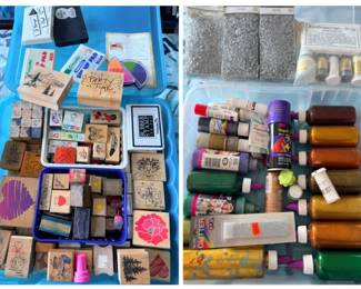 163 AssortedStampEmbossingSupplies
