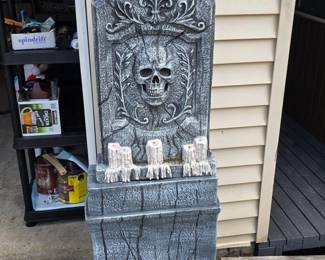 61 HauntedHillFarmMotionActivatedAgedCemeteryTombstone