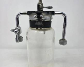 73 AntiqueMedicalAnesthesiaEtherChloroformVaporizerBottle