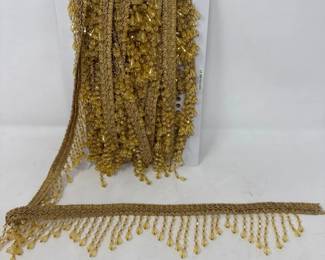 83 GoldBeadedDecorativeTrim