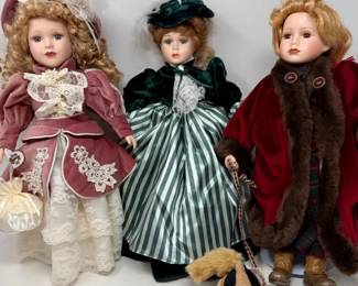 78 Collectionof3DecorativeDolls