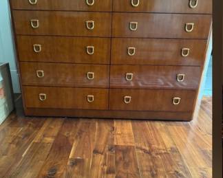 antique 10 drawer chest of drawers, imported from France