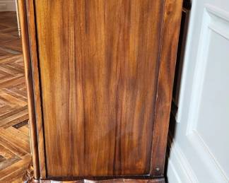 antique server, side detail