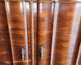 antique server front detail