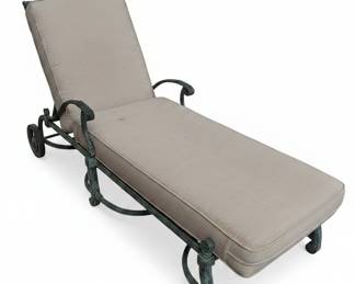 Cast Aluminum Chaise Lounge