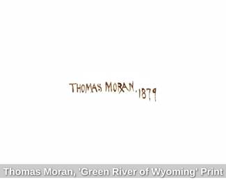 Thomas Moran, Green River of Wyoming Print third image