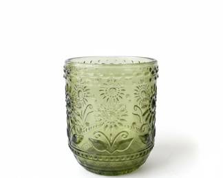 Green Embossed Floral Tumblers second image