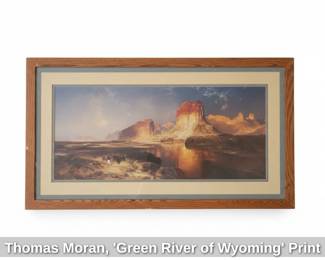 Thomas Moran, Green River of Wyoming Print second image