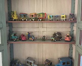 HandPainted Folk Art Buses and Cars Collection