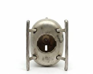 Vintage Pewter Helicopter Coin Bank third image