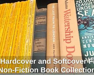 Assorted Hardcover and Softcover Fiction and NonFiction Book Collection fifth image