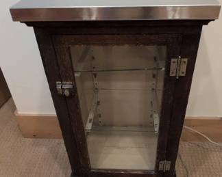 Vintage Pelton Crane Dental Medical Cabinet