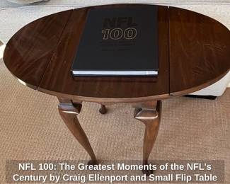 NFL The Greatest Moments of the NFLs Century by Craig Ellenport and Small Flip Table