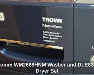 LG Tromm WMHNM Washer and DLENM Dryer Set second image
