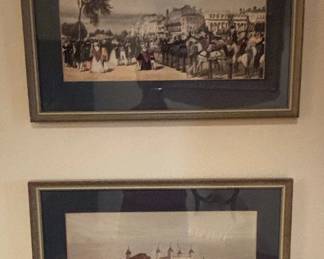 Pair of thCentury London Scene Engravings