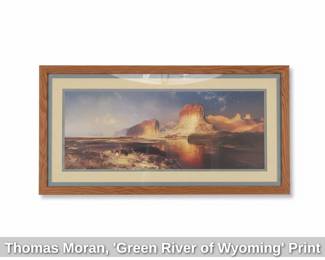 Thomas Moran, Green River of Wyoming Print