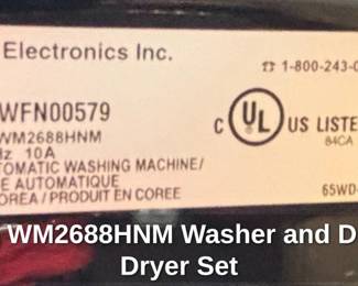 LG Tromm WMHNM Washer and DLENM Dryer Set fifth image