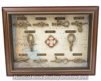 Nautical Knot Display Shadow Box