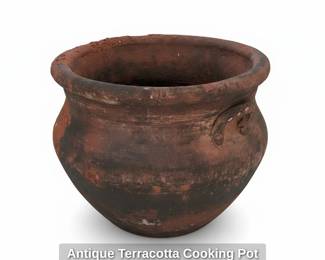 Antique Terracotta Cooking Pot