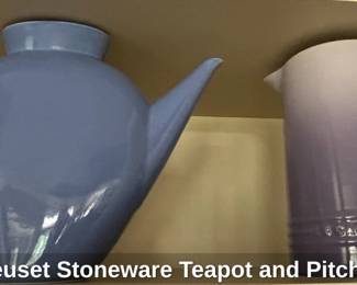Le Creuset Stoneware Teapot and Pitcher Set