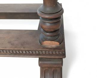 Mediterranean Revival Style Trestle Coffee Table fifth image