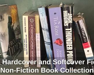 Assorted Hardcover and Softcover Fiction and NonFiction Book Collection second image
