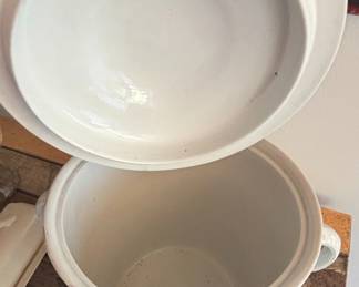 Antique French Ironstone Soup Tureen with Lid second image
