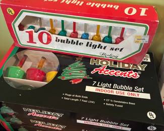 Christmas bubble lights