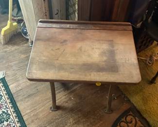 vintage school desk
