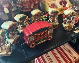 vintage musical carousel