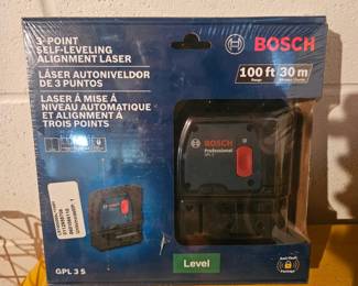 Bosch GPL 3 100ft 3-Point Self-Leveling Alignment Laser