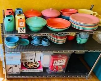 Vintage Fiesta Ware - Dinner Plates, Pitchers, Covered Casseroles, etc.