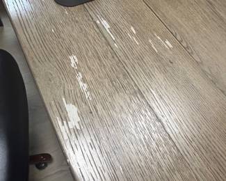 ITEM 2: RH CAYDEN CAMPAIGN RECTANGULAR EXTENSION DINING TABLE $1,350