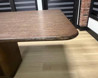 ITEM 1: RH LIGNÉ OPEN RECTANGULAR DINING TABLE $1500