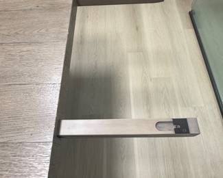 ITEM 2: RH CAYDEN CAMPAIGN RECTANGULAR EXTENSION DINING TABLE $1,350