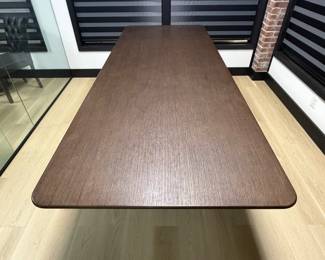 ITEM 1: RH LIGNÉ OPEN RECTANGULAR DINING TABLE $1500