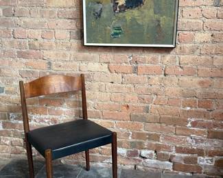 MAURY HASELTINE (Oregon, 1925-1998) Mid Century Abstract Impasto Painting, 1963