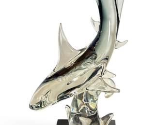 FORMIA,Vetri de Murano Shark Sculpture