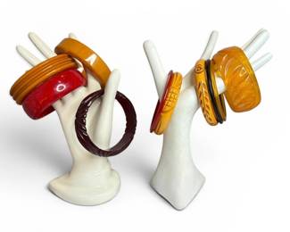 Collection of Bakelite Bangle Bracelets