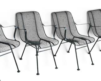 RUSSELL WOODARD "Sculptura" Mid Century Chairs, Set of 4