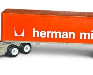 Winross, Herman Miller Toy Semi-Truck with Trailer