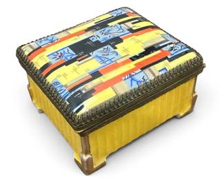 French Modernist Porcelain Box