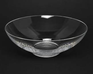 TIFFANY Modernist Crystal Bowl