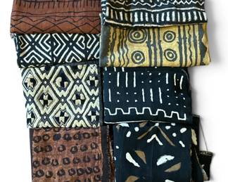 Collection African Mudcloth and Kuba Clothes