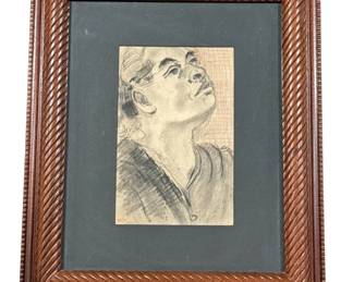 HENDRIK "HEIN" GERRIT VAN SCHUPPEN (Dutch, 1894-1977) Drawing of a Woman