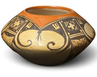 PRISCILLA NAMINGHA NAMPEYO (1924-2008, Hopi-Tewa) Polychrome Vase