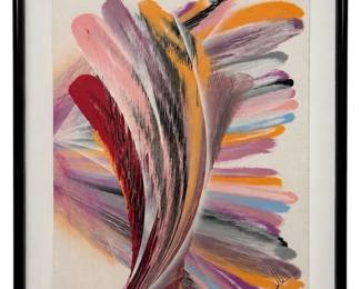 DOM MINGOLLA (American, 1922-1999) Abstract Wash Painting