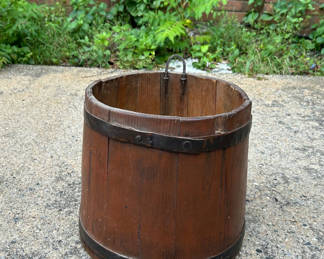 Lot 47: Antique Furkin Bucket