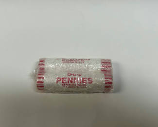 Lot 26: NF String & Sons Label Lincoln Pennies 2009 2 Rolls UNC