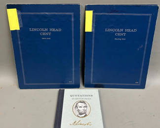 Lot 22: Lincoln Head Cent Albums